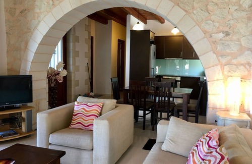Almyrida Villa | Spectacular sea view-Private Pool-Unlimited WiFi-Walking Distance to Beach