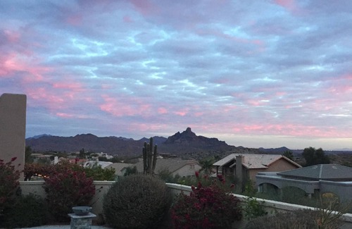 Fountain Hills House | Spectacular views: Private master suite in Fountain Hills