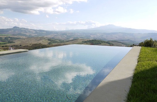 Sarteano Villa | Spectacular views from this villa for 8 in Valdorcia. Private Pool.