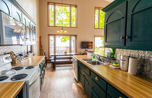 Fish Creek House | SPECTACULAR WATER VIEWS on the bluff. Secluded. Quiet.