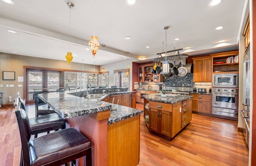 Orondo House | Spectacular waterfront home with two decks, hot tub, fireplace, & small beach