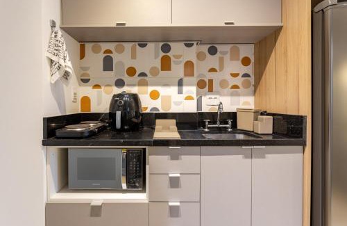 Santo Amaro Apartment | Stúdio Moderno | Gym | Piscina Rooftop | Market