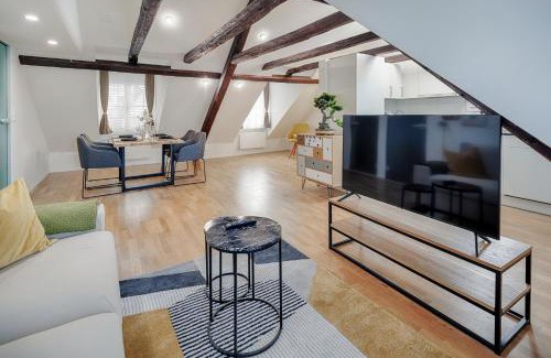 St. Gallen Apartment | St Georgen-Strasse Studios by VISIMO - Design, City, Nature