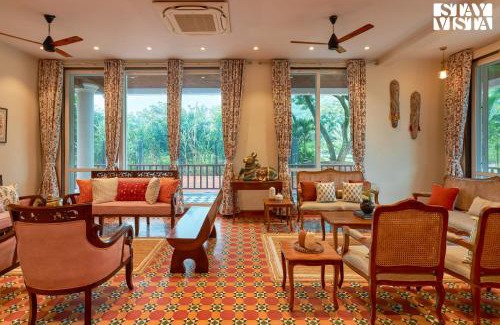 Karjat Villa | StayVista at Aaraa Vilas with Bonfire, Pool