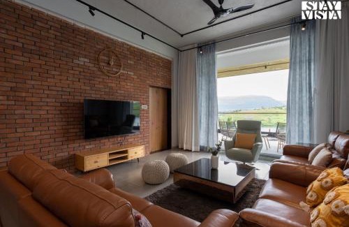 Wadgaon Villa | StayVista's Rivulet Waters - Lakefront Villa with Infinity Pool, Jacuzzi, Lawn, and Rustic Gazebo