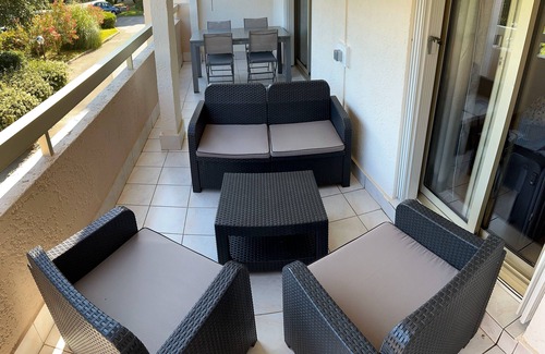 Sainte-Maxime Apartment | Ste Maxime F3/65m², 2-7 pers, air-conditioned, garage, WiFi, residence with swimming pool