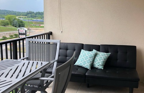 Bluff City Condo | Steps right across from Bristol Motor Speedway!