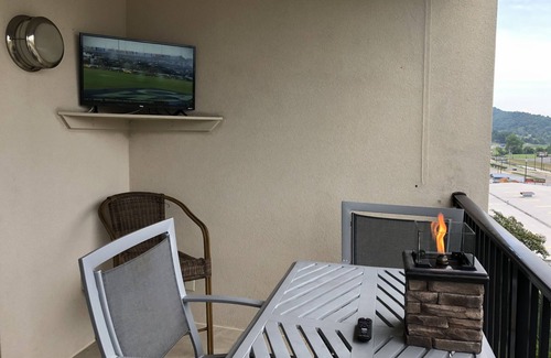 Bluff City Condo | Steps right across from Bristol Motor Speedway!