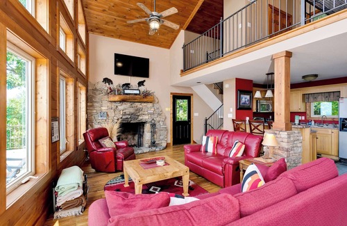Trenton Cabin | Stone Ledge Refuge with Valley Views