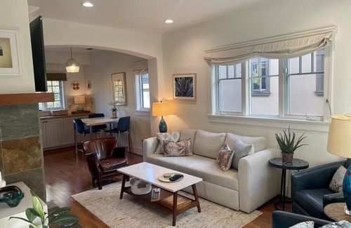 Santa Barbara House | Storybook cottage with private garage and patio, walk to State Street and parks!