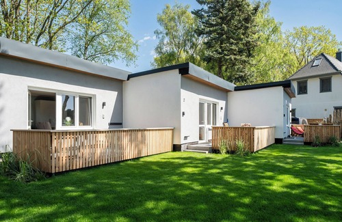 Graal Mueritz House | "Strandvergnügen", 100 m to the dream beach, whole terrace bungalow with parking