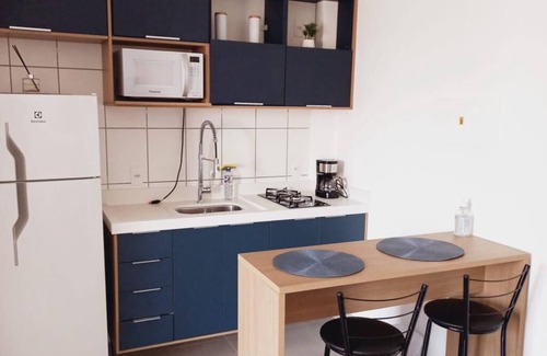 Sao Paulo Apartment | Studio Novo Completo - Cidade Jardim. Wifi/piscina/ótima Localização/lavanderia