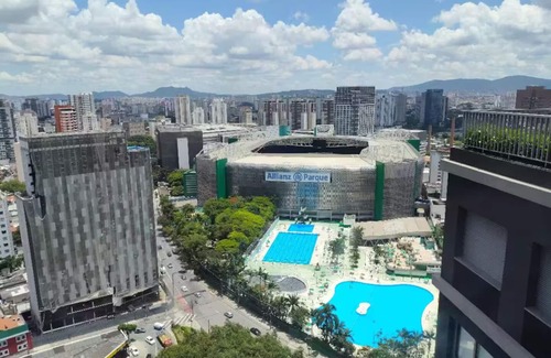 Sao Paulo Apartment | Studio 2 minutes from Allianz Parque!