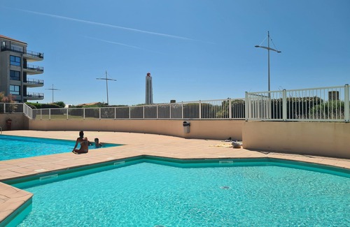 La Chaume Apartment | Studio 4 Pers. Swimming pool. Parking. wild coast.