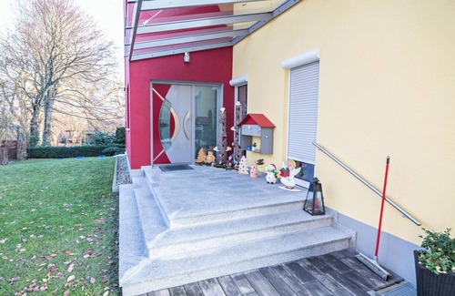 Bad Saulgau Apartment | Studio Apartment in “Haus Ruther” near Thermal Bath with Wi-Fi, Terrace & Garden