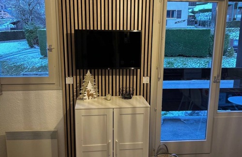 Les Carroz-d'Araches Apartment | Studio Cabine Rénové Proche Piste Bardelle et à 5 mn à Pieds du Centre