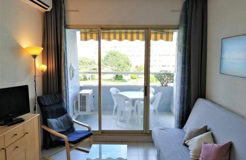 Villeneuve Loubet Beach Apartment | Studio Climatisé avec Terrasse, Piscine Privée et Accès Mer, Villeneuve-Loubet - FR-1-252A-38