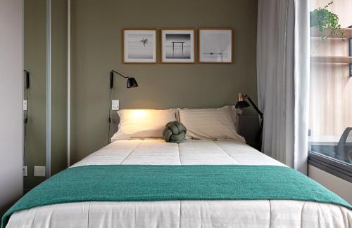 Vila Olimpia Apartment | Studio com Varanda - Vila Olímpia