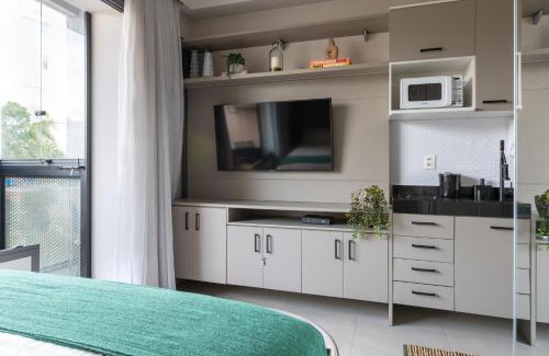 Vila Olimpia Apartment | Studio com Varanda - Vila Olímpia