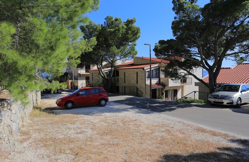 Brela Apartment | Studio flat with balcony and sea view Brela, Makarska (AS-19205-a)