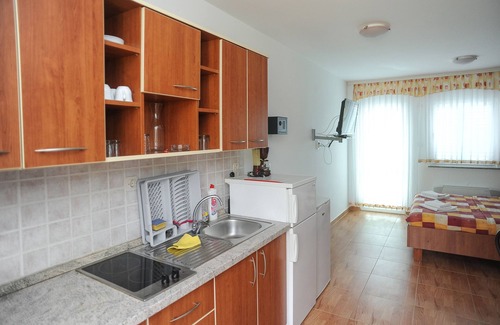 Caska Apartment | Studio flat with terrace and sea view Caska, Pag (AS-4109-c)