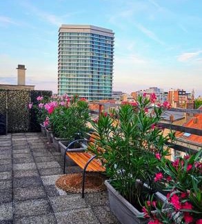 Chatelain Apartment | Studio penthouse lumineux avec grande terrasse de 40m2