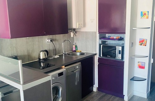 Cap d'Agde Apartment | STUDIO RENOVATED WITH VIEW ON BOATS FOR 4 PEOPLE