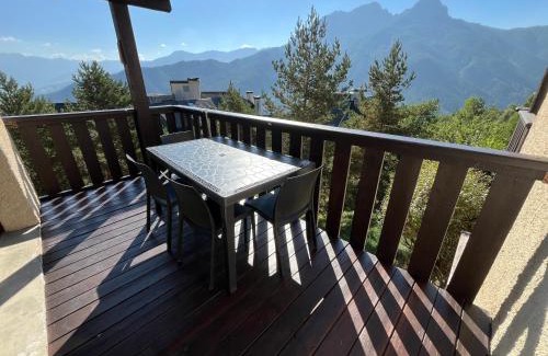 Pra Loup Apartment | Studio terrasse sud vue montagnes Pra Loup 1500