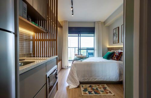 Sao Paulo Apartment | Studio Veneza Novidade! Ao lado da Berrini e metrô Brooklin