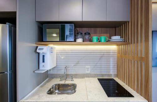 Sao Paulo Apartment | Studio Veneza Novidade! Ao lado da Berrini e metrô Brooklin