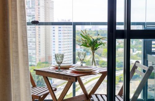 Sao Paulo Apartment | Studio Veneza Novidade! Ao lado da Berrini e metrô Brooklin