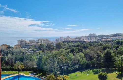 Benalmadena Costa Apartment | Studio With Pool, Garden And Sea Views