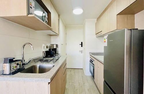 Downtown Santiago Apartment | Studio Yungay Maipú| Home Office Laundry Wifi