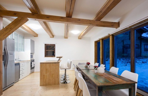 Dolni Branna House | Stunning private villa for 10 guests with hot tub, WIFI, TV, terrace, pets allowed and parking