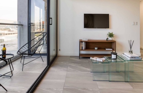 Avenida Revolucion Apartment | Stunning Apt w/Balcony | Lounge-B/Center+Gym