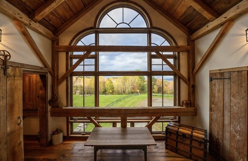 Morrisville House | Stunning Barn & Silo retreat, on 300 private acres, Treehouse, 15 min to Stowe.
