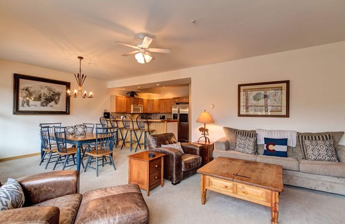 Warrior's Mark Condo | Stunning Breckenridge Mountain Views, Private Hot Tub, Close to Downtown!