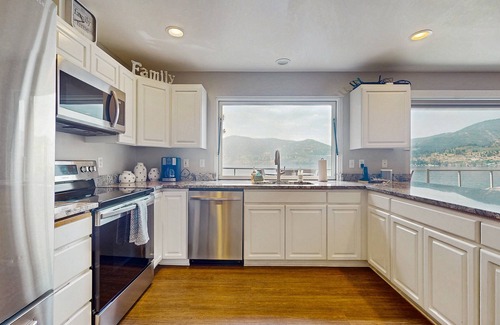 Willow Point House | Stunning home on the water with large deck, private dock, firepit