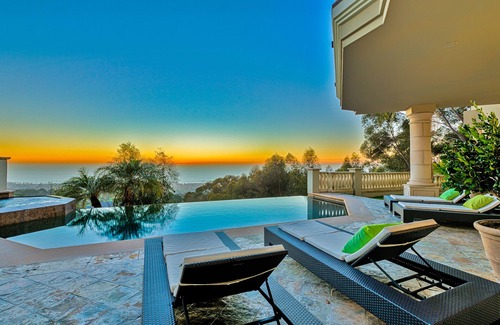 Country Club House | Stunning Home w/Panoramic Ocean & City Views, Private Pool & Hot Tub