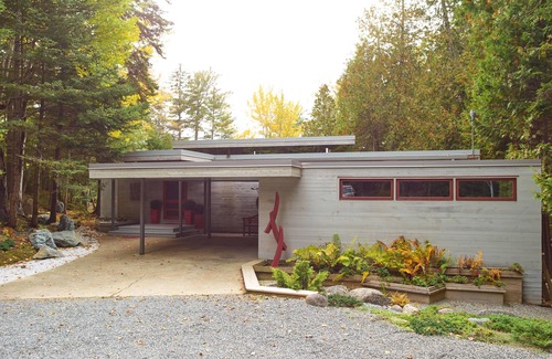 Northeast Harbor Cottage | Stunning Modern Luxury Waterfront with its Own Brook/Waterfall.