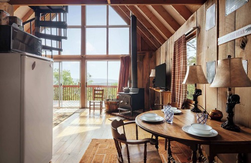 Paw Paw Cabin | Stunning Mountain Views w/Deck & Grill on 5 Acres!