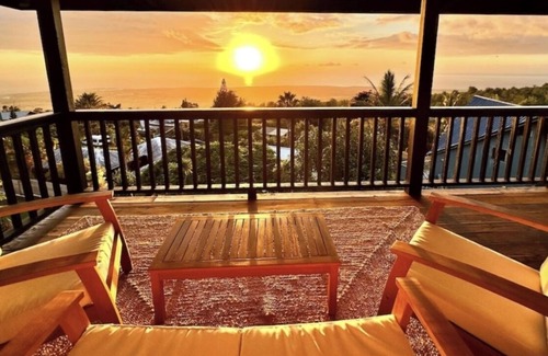 Kailua-Kona House | Stunning Ocean Views + Designer Designed Kona Home