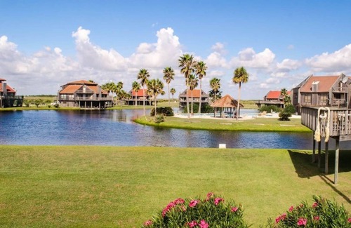 Matagorda Condo | Stunning Ocean Views, Romantic Setting, Families, Great Fishing!