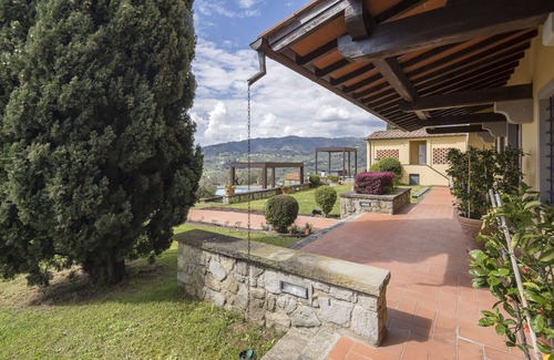 Massa e Cozzile Villa | Stunning private villa with private pool, WIFI, sauna, A/C, hot tub, TV, patio and panoramic view
