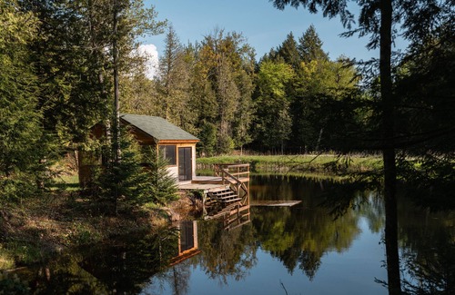 Bobcaygeon Cottage | Stunning Private Resort on 15 Acres w/Cabin - Hot Tub, Paddle Boards, Fire Pit