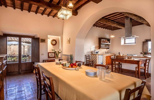 Castellina in Chianti Villa | Stunning private villa with WIFI, private pool, TV, patio, panoramic view, parking, close to Siena
