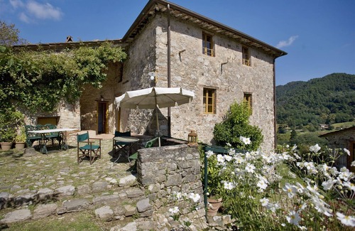 Pescaglia Villa | Stunning private villa with WIFI, private pool, TV, patio and panoramic view, close to Lucca
