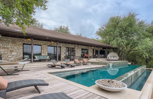 Austin House | Stunning view of Lake Austin w/ hot tub and pool!
