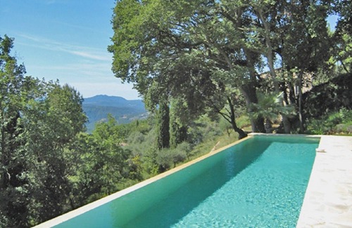 Le Tignet House | Stunning view of the Mediterranean Sea, 20m infinity pool, separate pool house