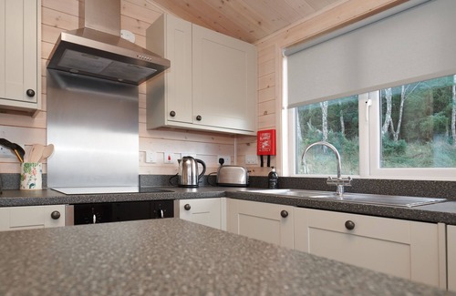Forres Cabin | Stunning views from exclusive hot tub, idyllic, stylish and private